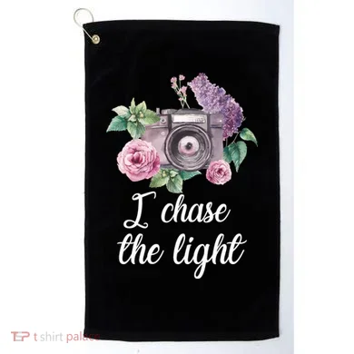 I Chase the Light Camera Golf Towel