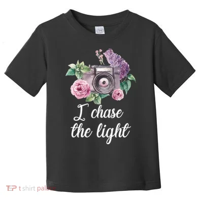 I Chase the Light Camera Toddler T-Shirt