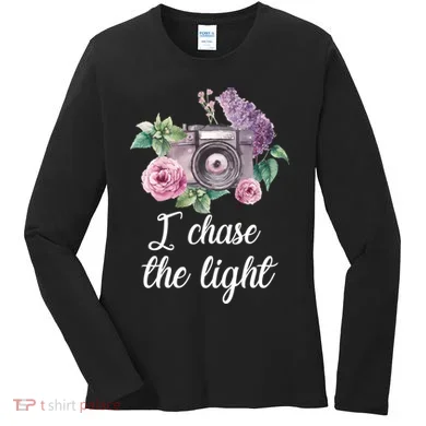 I Chase the Light Camera Women's Long Sleeve Shirt