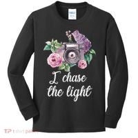 I Chase the Light Camera Kids Long Sleeve Shirt thumb 0