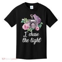 I Chase the Light Camera Kids T-Shirt thumb 0