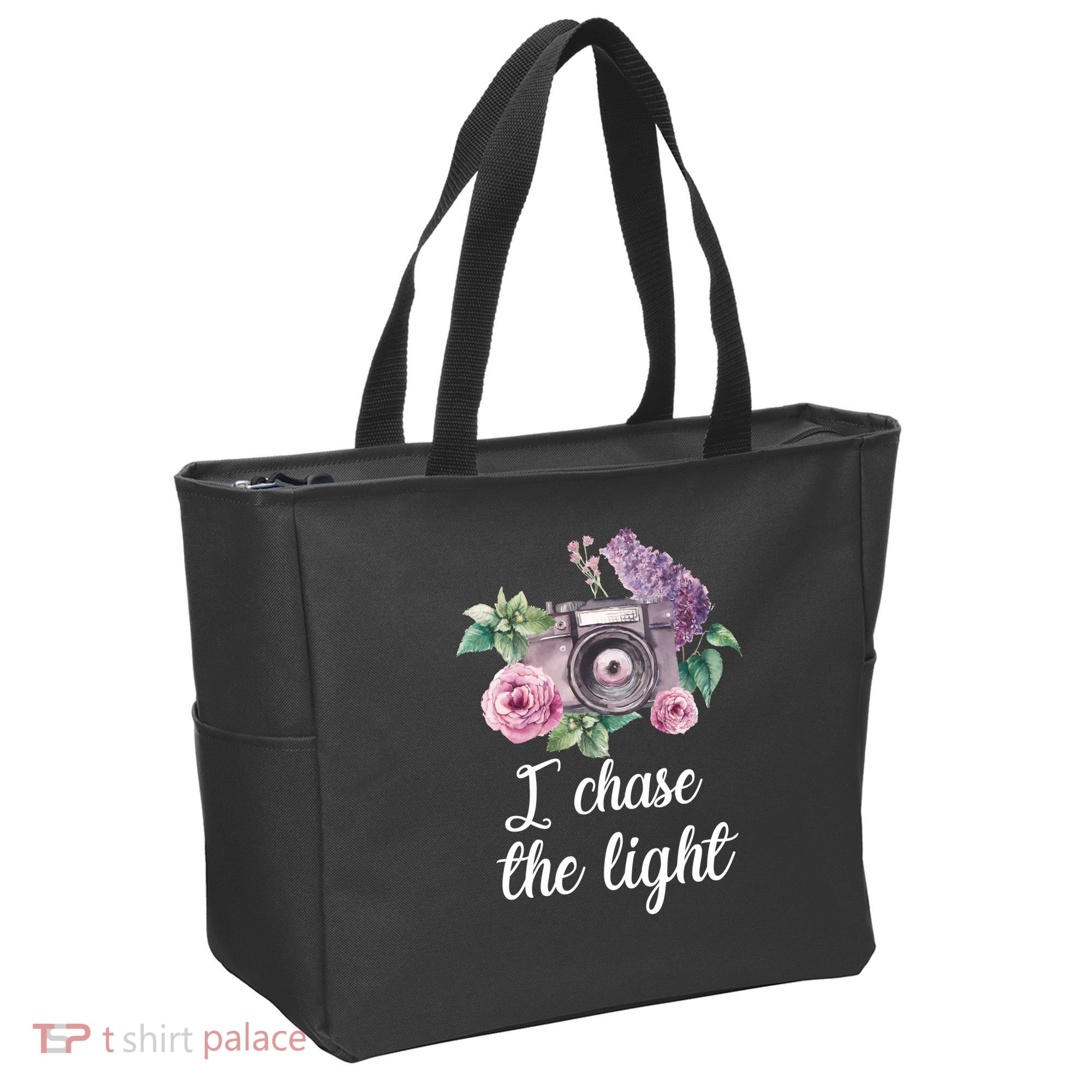 I Chase the Light Camera Tote Bag