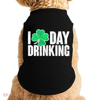 I Clover Day Drinking  Doggie Tank