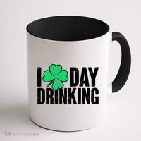 I Clover Day Drinking  Coffee Mug thumb 1
