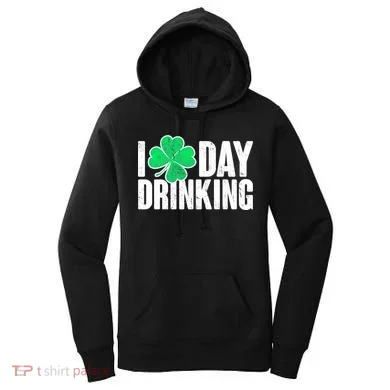 I Clover Day Drinking  Women's Hoodie