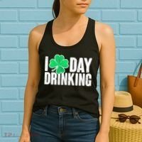 I Clover Day Drinking  Women's Tank Top thumb 2