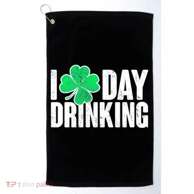I Clover Day Drinking Golf Towel