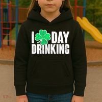 I Clover Day Drinking  Kids Hoodie thumb 3