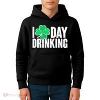 I Clover Day Drinking  Kids Hoodie thumb 4