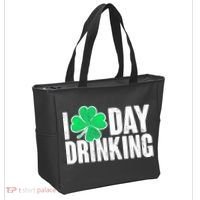 I Clover Day Drinking  Tote Bag thumb 2