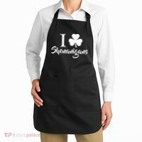 I Clover Shenanigans Irish Shamrock Apron thumb 2