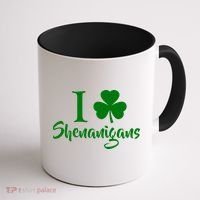 I Clover Shenanigans Irish Shamrock Coffee Mug thumb 1