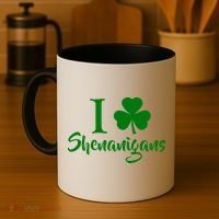 I Clover Shenanigans Irish Shamrock Coffee Mug thumb 4