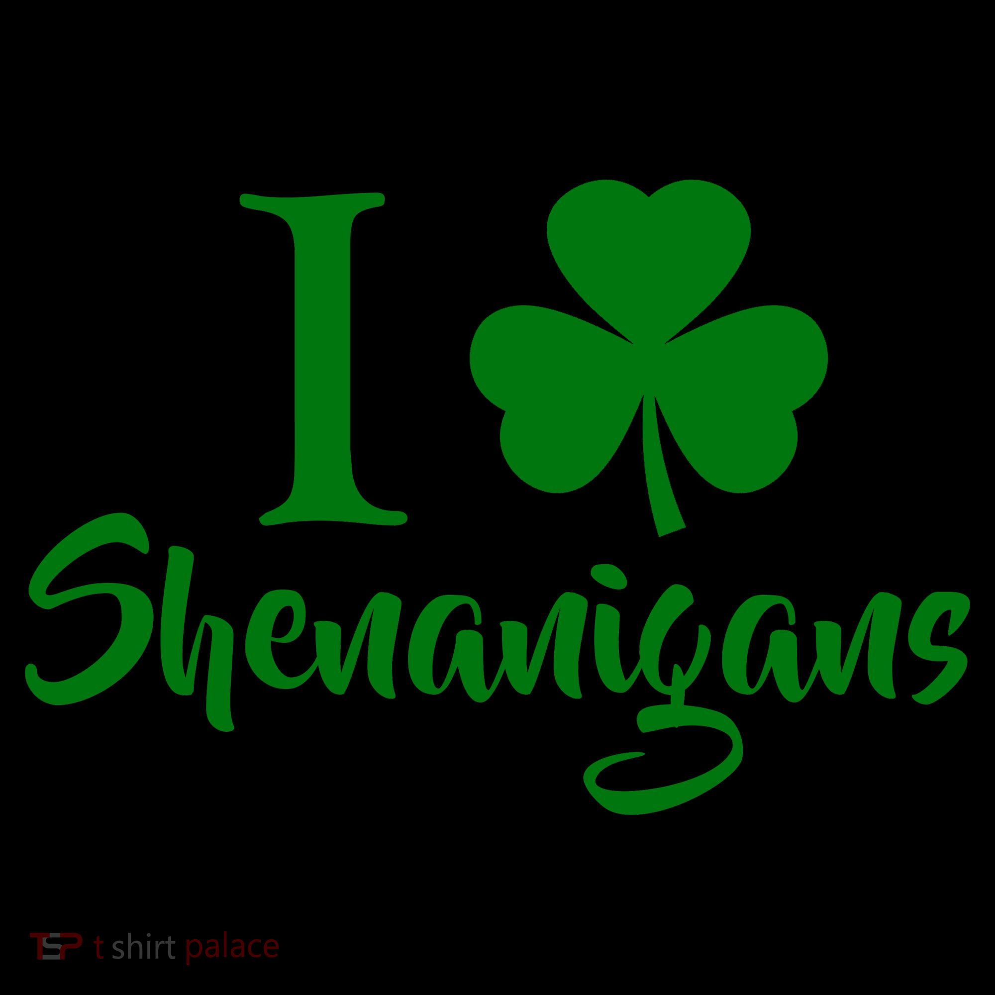 I Clover Shenanigans Irish Shamrock Coffee Mug