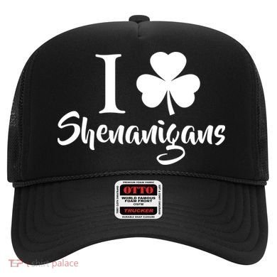 I Clover Shenanigans Irish Shamrock Hat