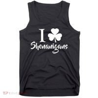 I Clover Shenanigans Irish Shamrock Tank Top thumb 0