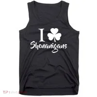I Clover Shenanigans Irish Shamrock Tank Top thumb 0