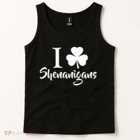 I Clover Shenanigans Irish Shamrock Tank Top thumb 2