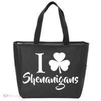 I Clover Shenanigans Irish Shamrock Tote Bag thumb 0