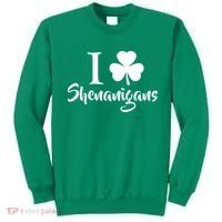 I Clover Shenanigans Irish Shamrock Sweatshirt thumb 0