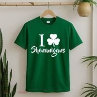 I Clover Shenanigans Irish Shamrock T-Shirt thumb 2