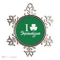 I Clover Shenanigans Irish Shamrock Ornament thumb 0