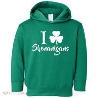 I Clover Shenanigans Irish Shamrock Toddler Hoodie thumb 0