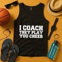 I Coach They Play You Watch Tank Top thumb 4