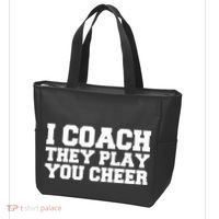I Coach They Play You Watch Tote Bag thumb 3