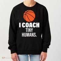 I Coach Tiny Humans Basketball Women's Sweatshirt thumb 0