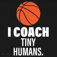 I Coach Tiny Humans Basketball USA-Made Doggie Bandana thumb 2