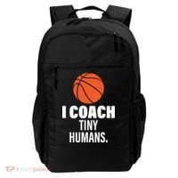 I Coach Tiny Humans Basketball Backpack thumb 0