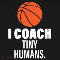 I Coach Tiny Humans Basketball Bucket Hat thumb 4