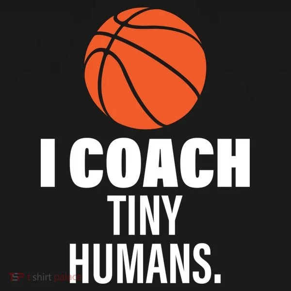 I Coach Tiny Humans Basketball Bucket Hat