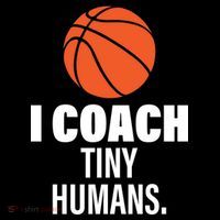 I Coach Tiny Humans Basketball Women's Hoodie thumb 2