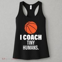 I Coach Tiny Humans Basketball Women's Tank Top thumb 3