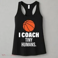 I Coach Tiny Humans Basketball Women's Tank Top thumb 3