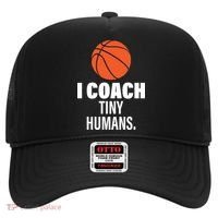 I Coach Tiny Humans Basketball Hat thumb 0