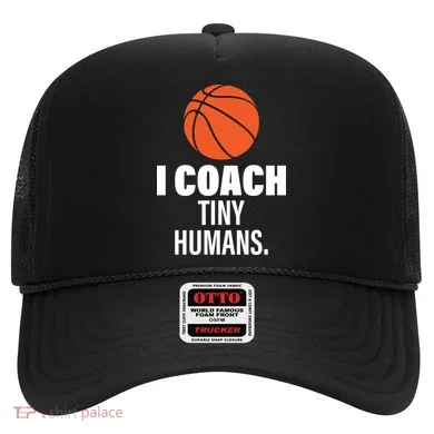 I Coach Tiny Humans Basketball Hat