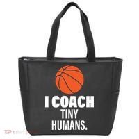 I Coach Tiny Humans Basketball Tote Bag thumb 0