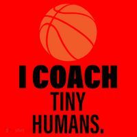 I Coach Tiny Humans Basketball Santa Hat thumb 1