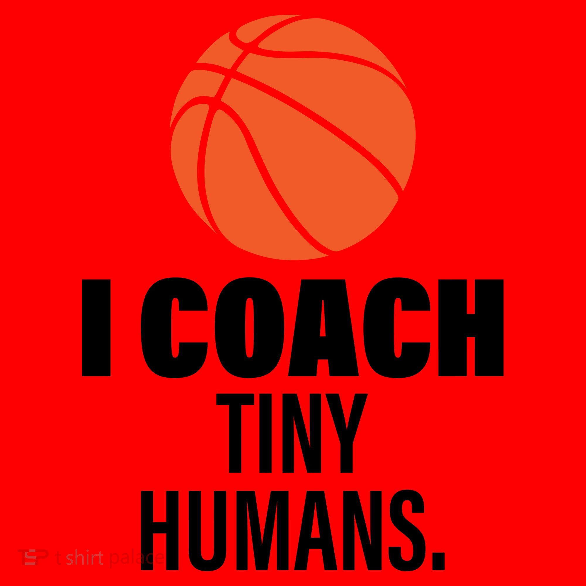 I Coach Tiny Humans Basketball Santa Hat