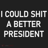 I Could Shit A Better President Funny Pro Republican Golf Towel thumb 3