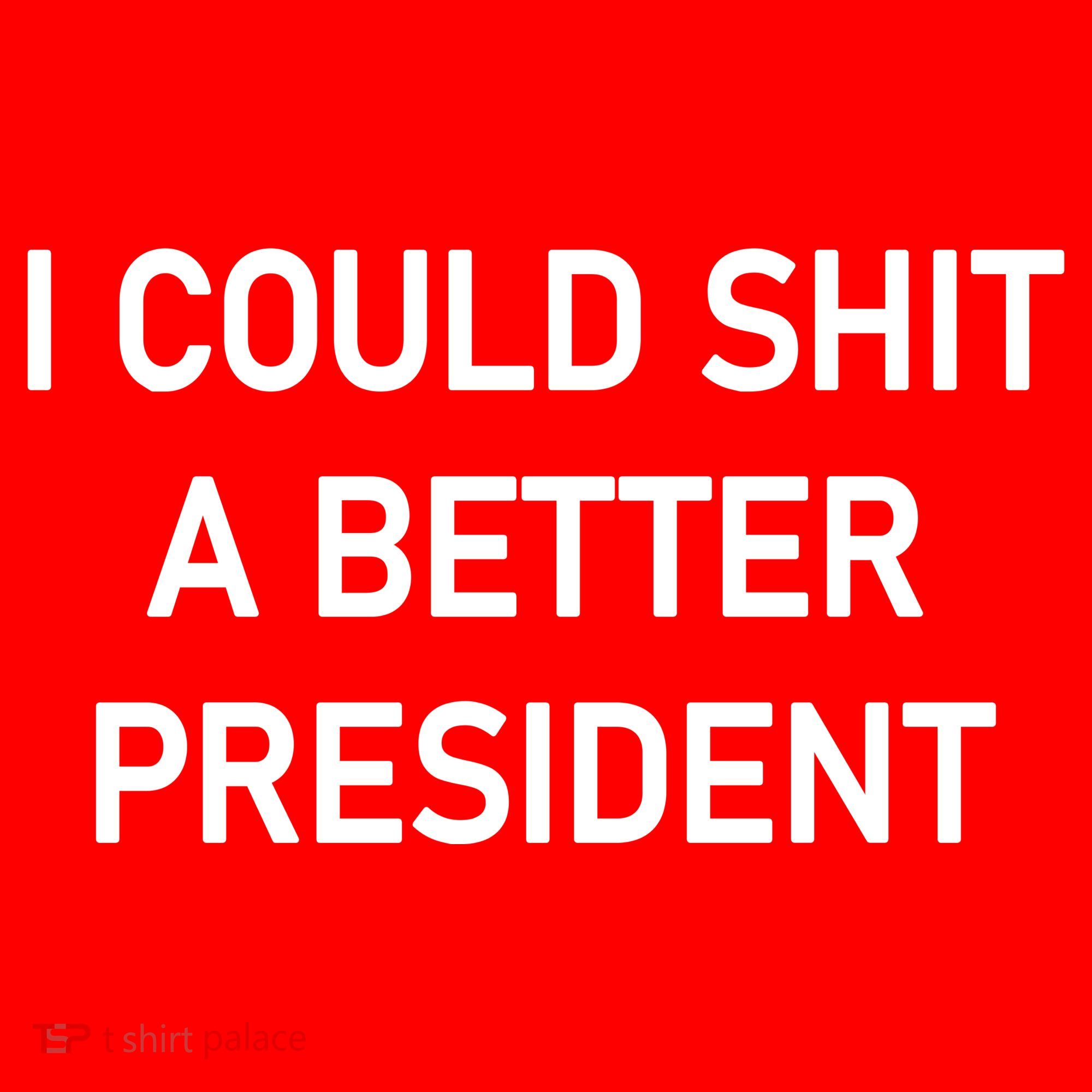 I Could Shit A Better President Funny Pro Republican Toddler Hoodie