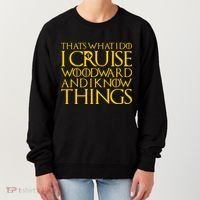 I Cruise Woodward Ave and Know Things Women's Sweatshirt thumb 0