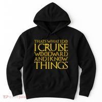 I Cruise Woodward Ave and Know Things Hoodie thumb 0