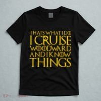 I Cruise Woodward Ave and Know Things T-Shirt thumb 5