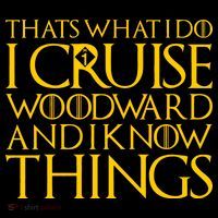 I Cruise Woodward Ave and Know Things Women's Hoodie thumb 2