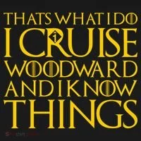 I Cruise Woodward Ave and Know Things Women's Hoodie thumb 2