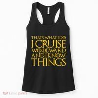 I Cruise Woodward Ave and Know Things Women's Tank Top thumb 0